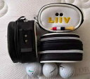 ゴルフ ボールケース 収納 バッグ ウエスト アクセサリー コンパクト おしゃれ 小型 メンズ レディース 男女兼用 小物入れ ホワイト