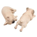 リアル 犬 フィギュア 男の子 女の子 メンズ レディース カップル フレンチブルドッグ シミュレーション 車載 置物