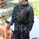 ボディバッグ ウエストバッグ メンズ 多機能 クロス ショルダー 建設 現場 作業 防水 作業服 グリーン ブラウン ブラック