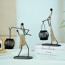 キャンドルスタンド アンティーク風 おしゃれ キャンドルホルダー 燭台 蝋燭立て レトロ 鉄 装飾品 テーブル ブラック