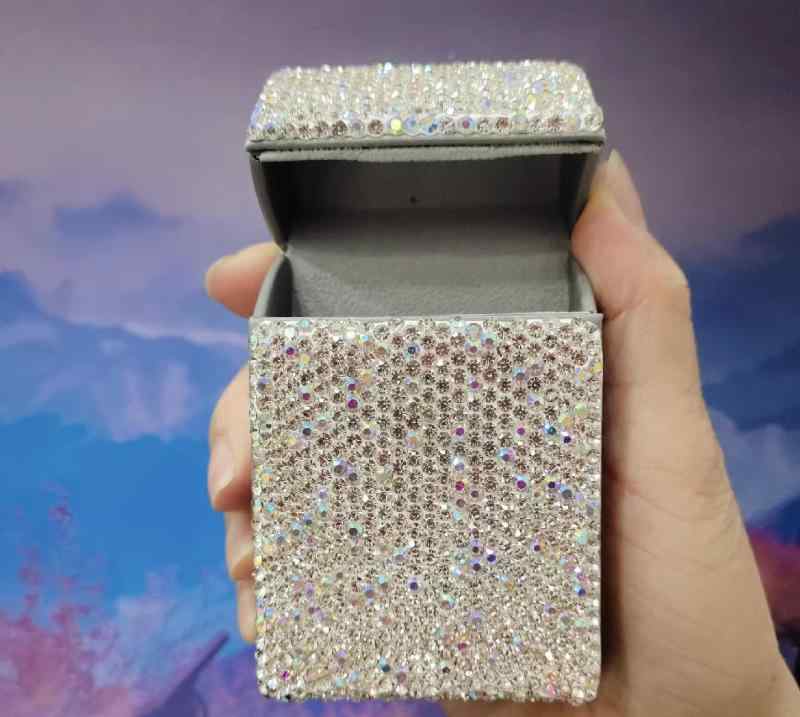 タバコケース おしゃれ かわいい レディース ポータブル 金属製 きらきら シガレットケース ビジネス 薄型 ギフト