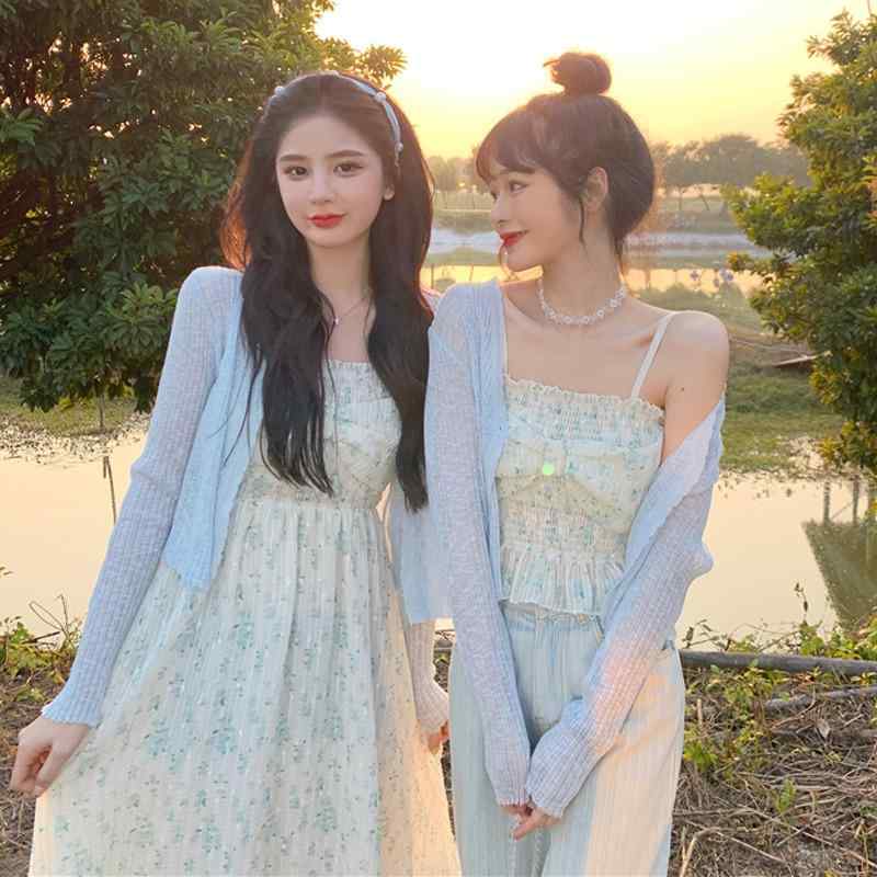 ニット レディース カーディガン おしゃれ カジュアル 薄手 羽織 春夏 ショール 小さい チョッキ ピンク 青