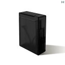 タバコケース おしゃれ メンズ ポータブル ソフト バッグ 20個入り 透明 自動 シガレットボックス 耐圧 防湿
