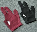 ビリヤード グローブ 手袋 韓国 シンプル 右利き フルフィンガー 3本指 競技 ブルー ブラック