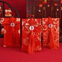 ふくさ 袱紗 結婚式 赤 封筒 バッグ お祝い レトロ 中国風 チャイナ風 ご祝儀袋 ギフト