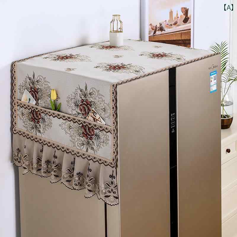 洗濯機 カバー 家庭 家電 インテリア 日焼け防止 防塵 保護 クロス 冷蔵庫 ダストカバー 電子レンジ 花..