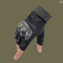 トレーニング グローブ 筋トレ スポーツ 滑り止め 手袋 保護 フィットネス メンズ ミリタリー アウトドア サイクリング ハーフ フルフィンガー 通気性 黒 ...