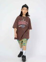 tシャツ キッズ 半袖 トップス 子供服 男の子 迷彩 ショート パンツ ヒップホップ クール ブラウン ブラック