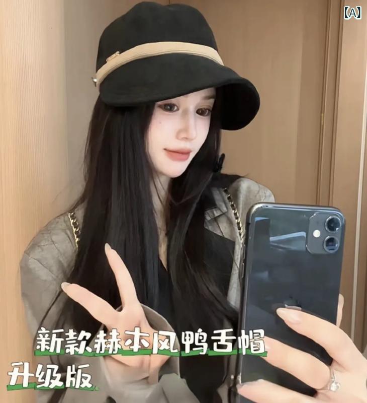 キャップ レディース 秋冬用 コーデュロイ ポリエステル 素材 小顔効果 ファッション性 万能 お出かけ ..