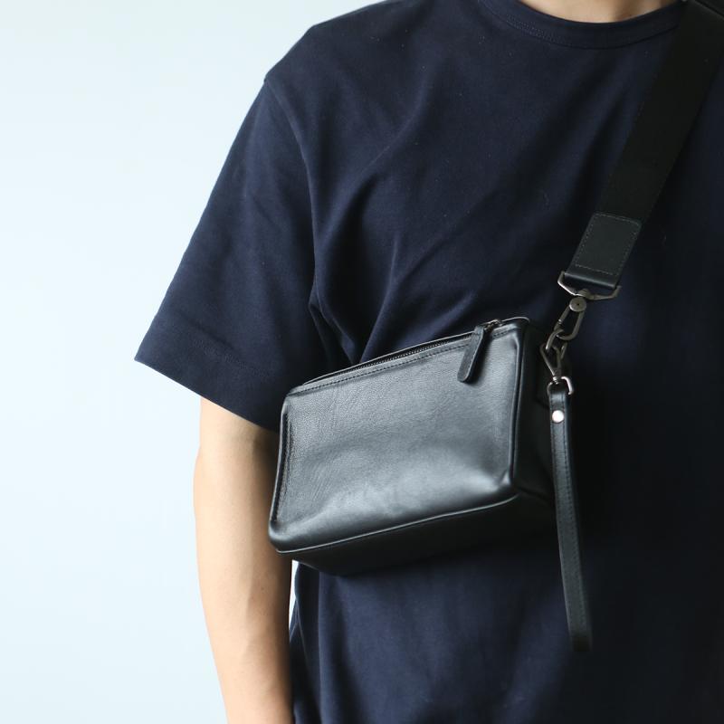 クラッチバッグ メンズ セカンドバッグ 牛革 ショルダー 携帯電話 メッセンジャー シンプル スクエア ブラック