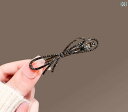 前髪クリップ 韓国 オルチャン おしゃれ かわいい ファッション ヘアピン アクセサリー リボン サイド レディース ダックビル 黒
