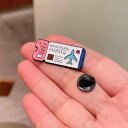 ラペルピン タックピン メンズ レディース ブローチ スーツ アクセサリー かわいい カップル バッジ コサージュ イエロー ホワイト