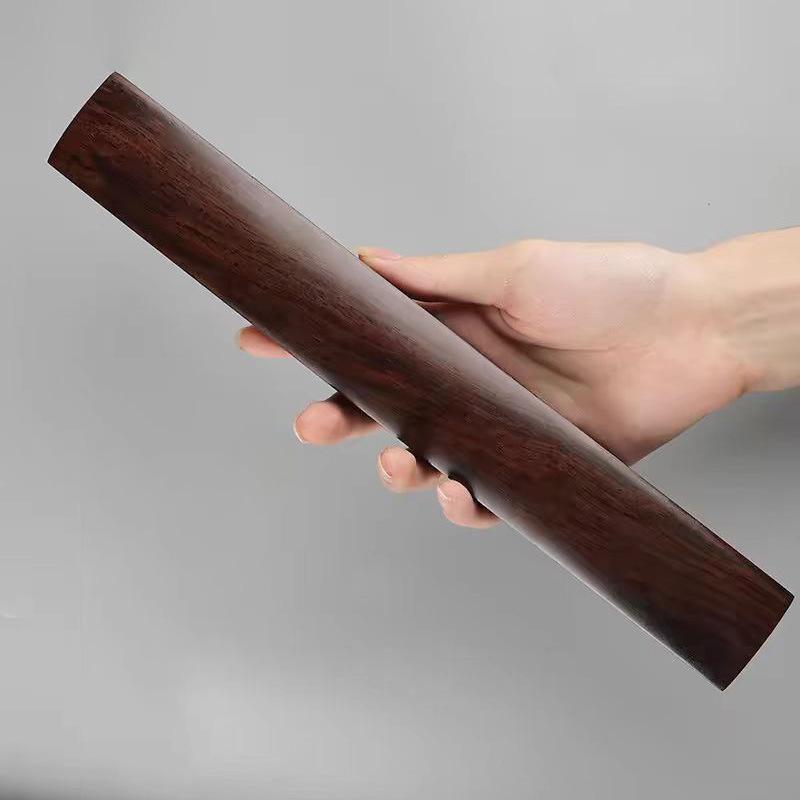 文鎮 無垢材 木製 ペーパーウェイト 書道 習字 筆記用具 学生 初心者 練習用 半紙 書道用紙 画仙紙 文房四宝 黒色 原木色 一対 大中小サイズ