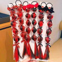 ウィッグ ヘアエクステンション エクステ つけ毛 ヘアアレンジ レディース 三つ編み 編み込み かつら ガーリー クール 子供 帽子 バブル ツイスト ヘッドバンド レッド ブラック