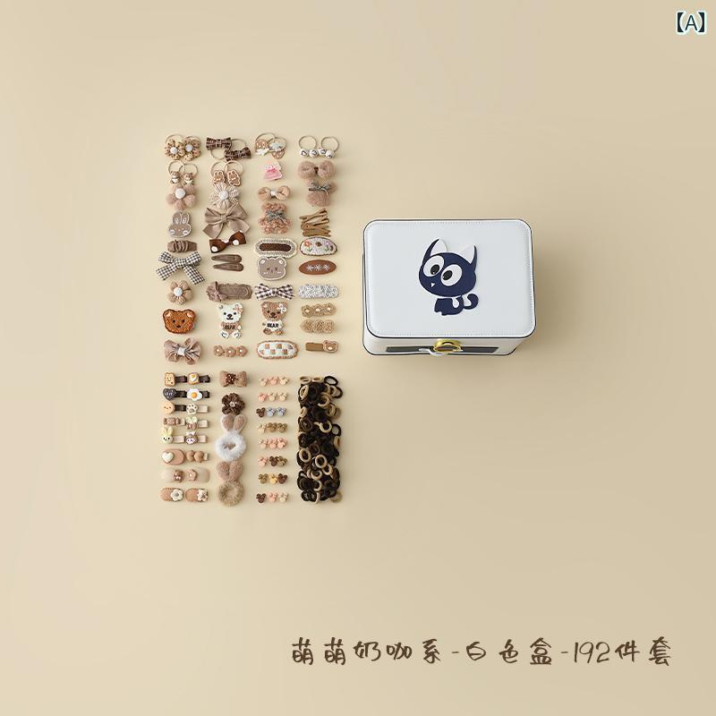 ジュエリーボックス 子供 ヘアアクセサリー 収納 韓国 セット ギフト 女の子 リトル プリンセス ピン