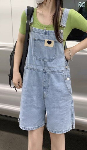 サロペット ショート丈 パンツ レディース オーバーオール つなぎ 夏 デニムショーツ 夏 韓国 小柄 ワイドレッグ ジャンプスーツ 水色 紺 サロペット ショート丈 パンツ レディース オーバーオール つなぎ 夏 デニムショーツ 夏 韓国 小柄 ワイドレッグ ジャンプスーツ 水色 紺