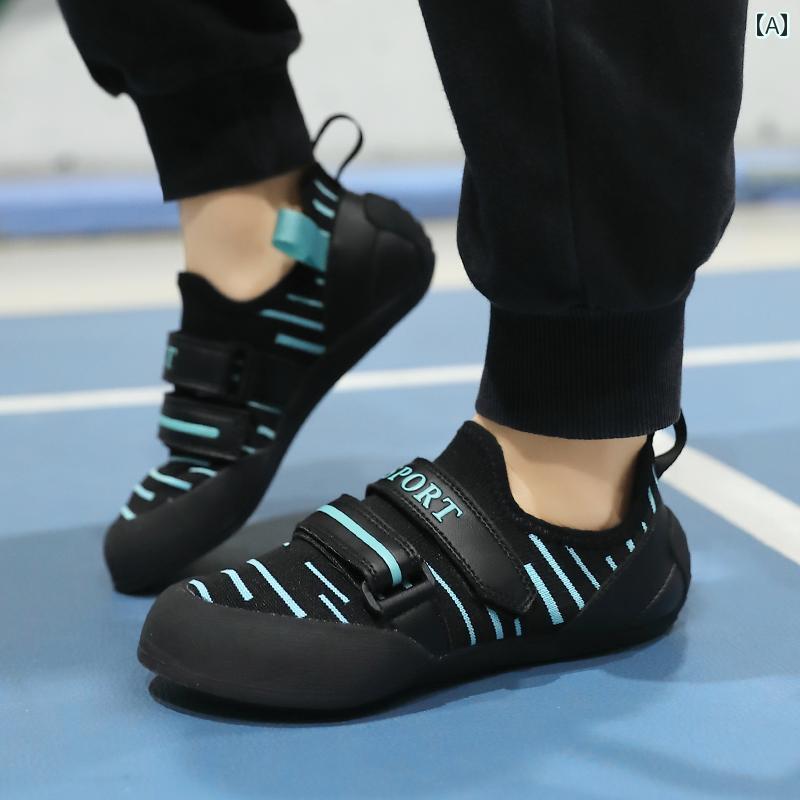 クライミングシューズ キッズ ボルダリング 子供 男の子 女の子 屋内 初心者用 屋外 ブラック ピンク