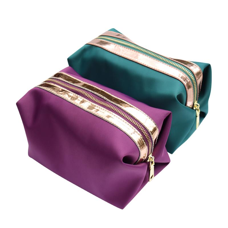 エッセンシャルオイル 収納 ケース アロマ ボックス 精油 美容 大容量 ナイロン 化粧品 バッグ ポータブル グリーン パープル