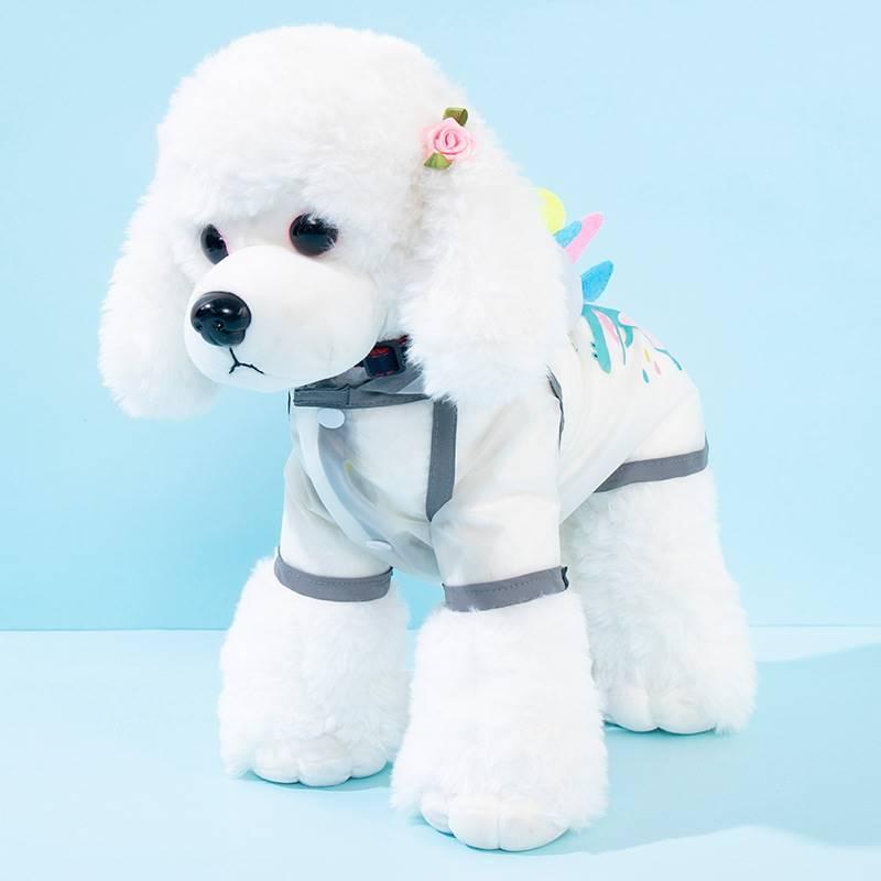 犬 レインコート 小型犬 中型犬 カッパ 雨具 ドッグウェア ペット 服 防水 ポンチョ クリア グリーン