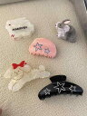 ヘアクリップ 犬 レディース バンス アクセサリー 髪飾り 髪留め かわいい 韓国 レトロ ブラック ク グレー