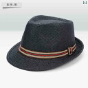 麦わら帽子 メンズ レディース 子供 ストローハット 春夏 中折れハット 日焼け防止 屋外 日よけ 通気性 ビーチ 英国 パフォーマンス ジャズ ブラック ベー...
