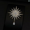 ラペルピン タックピン メンズ レディース ブローチ スーツ アクセサリー スター バースト ウォータードロップ カーディガン 韓国 コート コサージュ ゴール...
