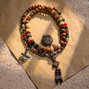 数珠 ネックレス メンズ レディース アクセサリー ブレスレット ロザリオ ビーズ 菩提 星座 仏陀