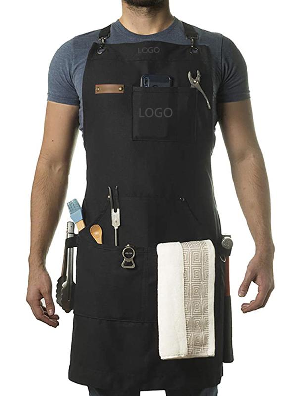 ガーデニングエプロン レディース メンズ 料理 家庭 キッチン おしゃれ アウトドア キャンバス 作業服 庭師 バーテンダー ブラック ブラウン グリーン