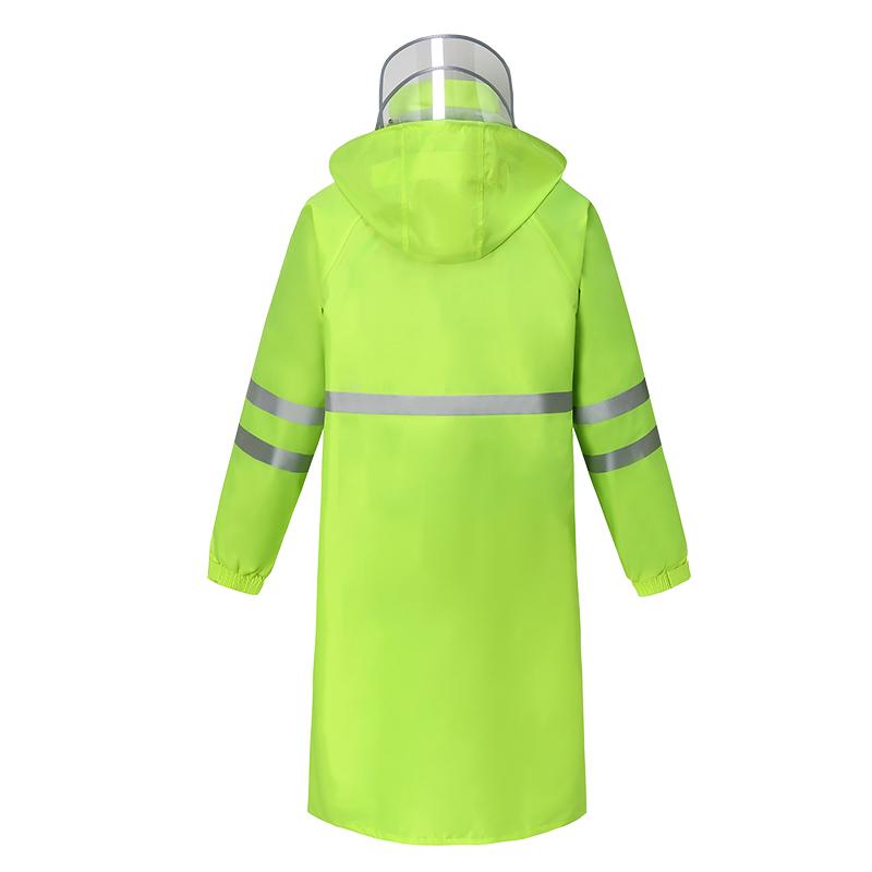 レインコート カッパ レインウェア レインスーツ 雨具 ポンチョ バイク 自転車 メンズ レディース フルボディ 反射板 防水 防雨 ロング コート セキュリテ...