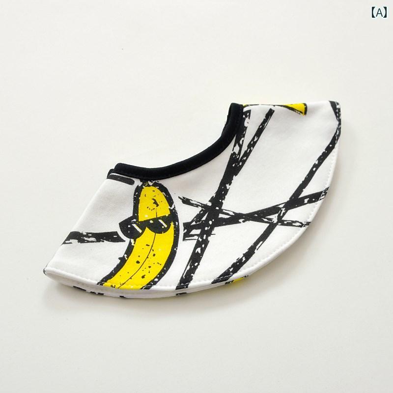 よだれかけ スタイ タオル ベビー 赤ちゃん ファッション かわいい おしゃれ バナナ ロゴ 星 リボン チェック