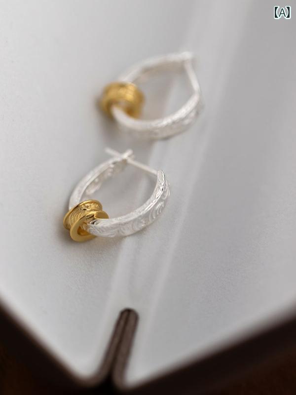 ピアス エスニック レディース アクセサリー レトロ ボヘミアン 中国 ジュエリー おしゃれ ゴールド