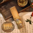 書道 筆入れ 古代風 ペン バッグ スクロール ペンシル 生地 収納 キャンバス 文具 箱 文学 シンプル カーテン 大容量 ローリング