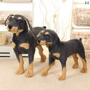 リアル 犬 ぬいぐるみ 子供 大人 男の子 女の子 メンズ レディース シミュレーション ドーベルマン 人形 立ち 誕生日 プレゼント