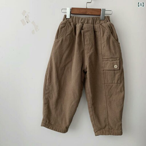 パンツ キッズ 子供服 女の子 男の子 韓国 秋冬 ベルベット 厚手 カジュアル ズボン カーキ ブラック パンツ キッズ 子供服 女の子 男の子 韓国 秋冬 ベルベット 厚手 カジュアル ズボン カーキ ブラック