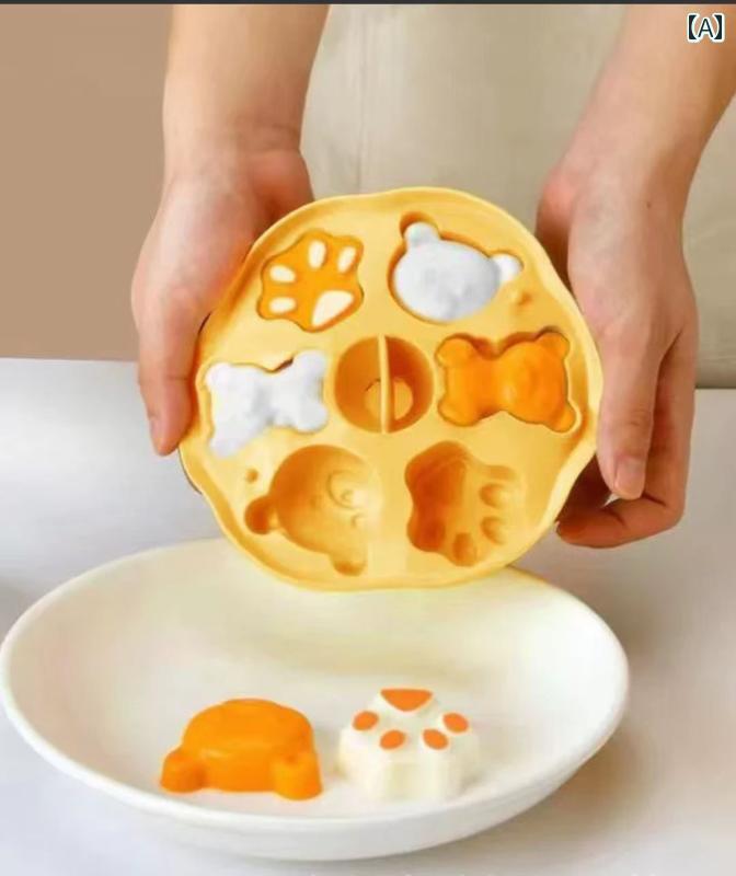 シリコン 製氷皿 アイストレー 離乳食 サプリメント型 家庭用 蒸し ケーキ 研磨 ベビー おにぎり 食品..