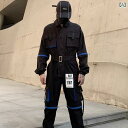 つなぎ 半袖 オーバーオール 作業着 メンズ レディース オールシーズン ジャンプスーツ ヒップホップ 作業服 ブラック カーキ ベージュ