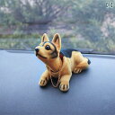 リアル 犬 メンズ 車内 装飾品 首振り 人形 かわいい シェパード ダックスフント ビーグル ダルメシアン ハスキー