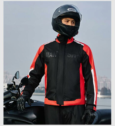 レインコート カッパ レインウェア レインスーツ 雨具 ポンチョ バイク オートバイ 自転車 メンズ アウトドア ライディングスーツ セパレート 防水 防雨 ブラック レッド レインコート カッパ レインウェア レインスーツ 雨具 ポンチョ バイク オートバイ 自転車 メンズ アウトドア ライディングスーツ セパレート 防水 防雨 ブラック レッド