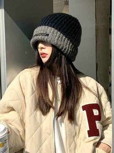 ニット帽 レディース 帽子 かわいい おしゃれ ゆったり 大きいサイズ 秋冬 ウール 暖かい グレー ブラック ブラウン ニット帽 レディース 帽子 かわいい おしゃれ ゆったり 大きいサイズ 秋冬 ウール 暖かい グレー ブラック ブラウン