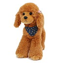 リアル 犬 ぬいぐるみ メンズ レディース シミュレーション プードル 大型 ラグドール グレー ホワイト レッド