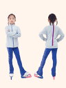 フィギュアスケート キッズ 子供 女の子 トレーニング 服 暖かい トップス 防水 パンツ 冬 ホワイト ブルー