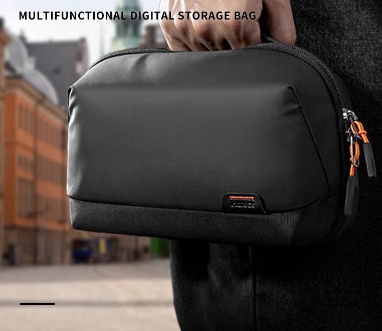 ガジェットポーチ トラベル 小物入れ シンプル 便利 多機能 保護 収納 ポータブル 旅行 デジタル デー..