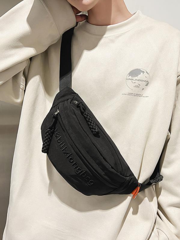 ボディバッグ メンズ レディース ショルダーバッグ 斜めがけ 肩掛け 鞄 かっこいい サイクリング スポーツ カジュアル キャンバス ブラック ホワイト