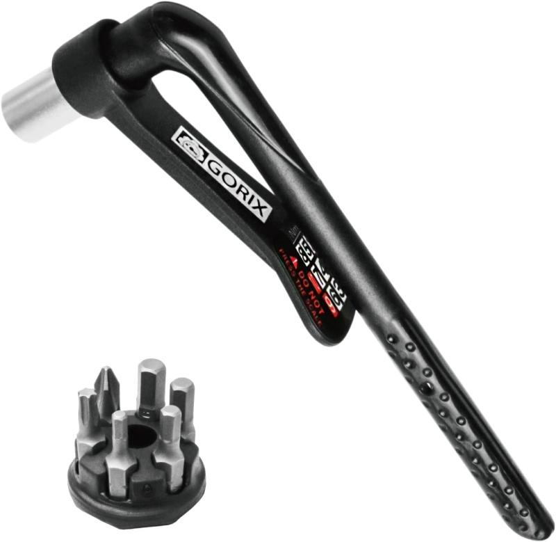 GORIX(ゴリックス)トルクレンチ 小型 ビットセット付き　8847 トルク測定器のサムネイル
