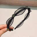 カチューシャ レディース ヘアアクセサリー ラインストン キラキラ 大人 おしゃれ 韓国 フラワー エレガント メッシュ バンド ピン