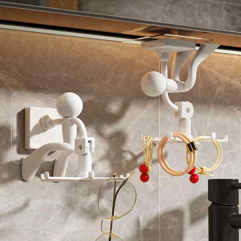 アクセサリー カチューシャ ラック 収納 ジュエリー ネックレス リング イヤリング 壁掛け ヘッドバンド ヘアフープ フック セット 白 黒