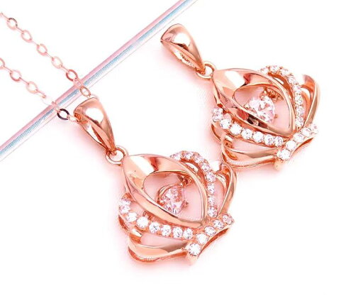 ネックレス レディース アクセサリー おしゃれ ジュエリー クラウン ペンダント ローズゴールド ネックレス レディース アクセサリー おしゃれ ジュエリー クラウン ペンダント ローズゴールド