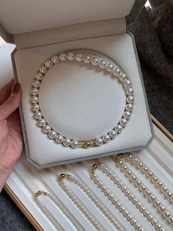 ネックレス レディース アクセサリー おしゃれ パール シンプル ファッション 韓国 ギフト ホワイト