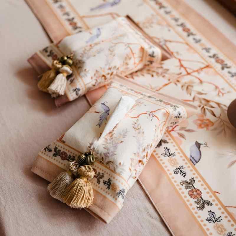 ティッシュケース おしゃれ 中国風 リビング レトロ ボックス レストラン ダイニング テーブル 紙 カバ..