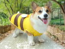 犬 レインコート 小型犬 中型犬 カッパ 雨具 ドッグウェア ペット 服 防水 4足 コーギー ポンチョ イエロー